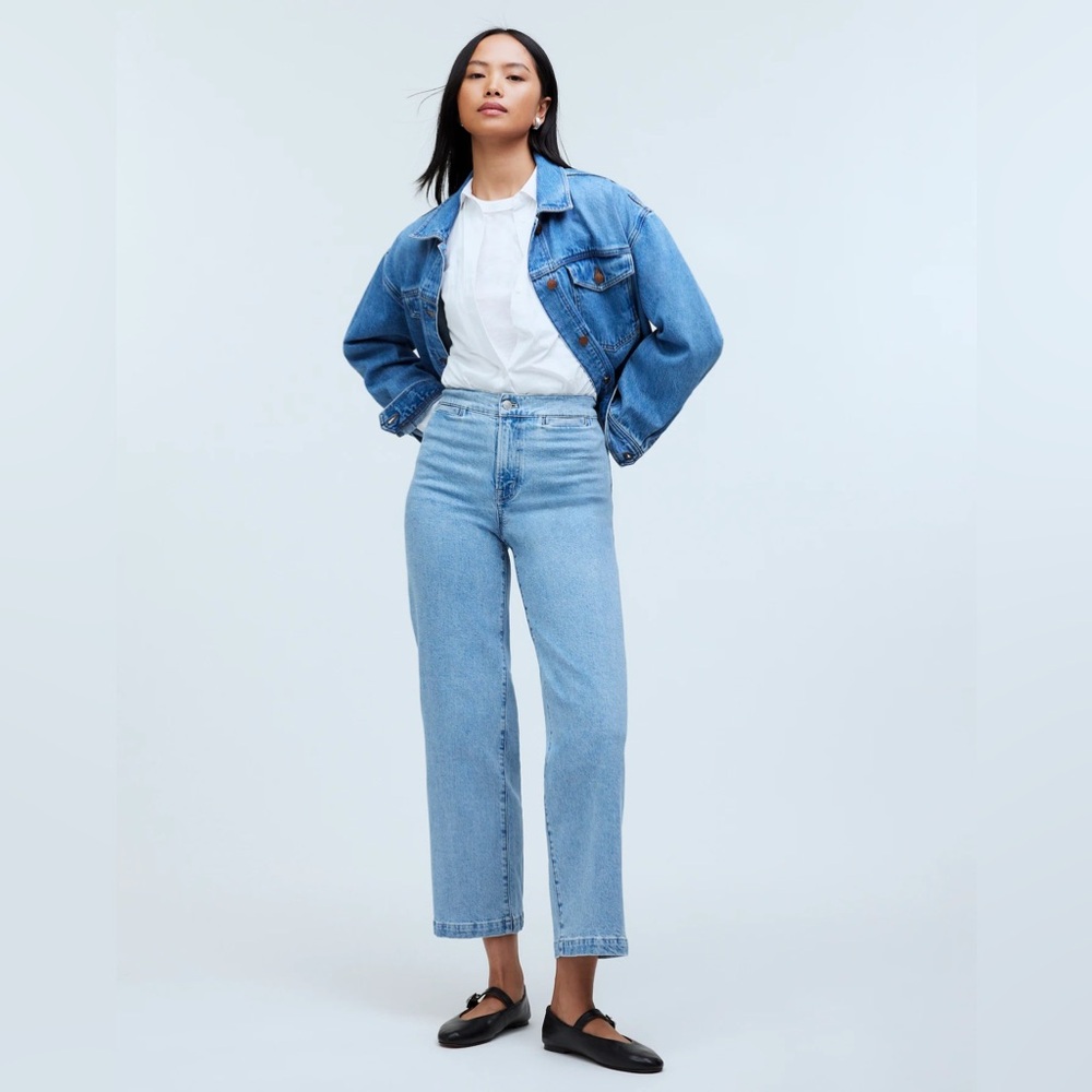 Emmett wide leg crop - welt pocket edition - 32